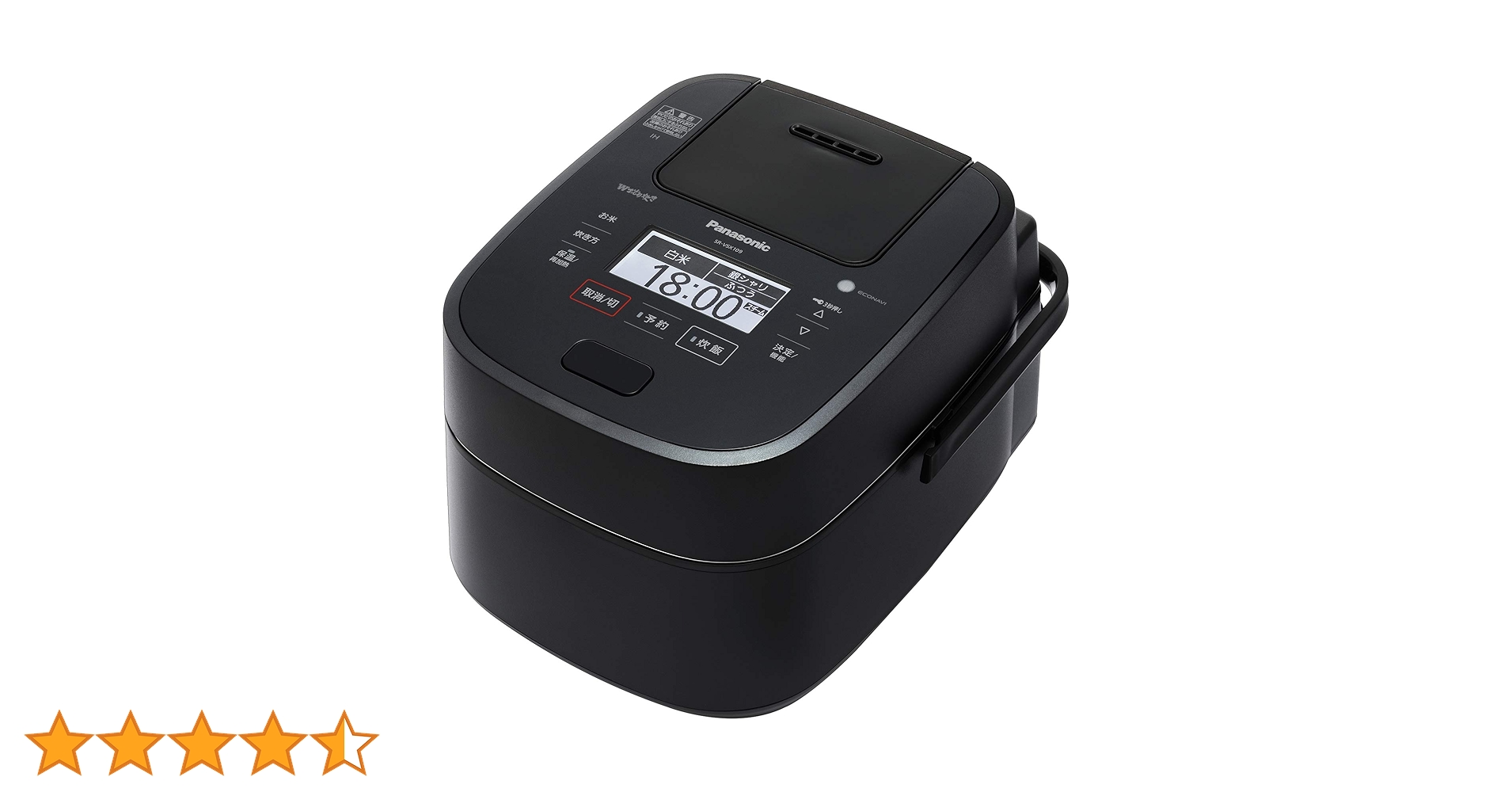 Panasonic - 【美品】SR-VSX109 パナソニック スチーム 可変圧力 おどり炊き 竈 Amazon | パナソニック 炊飯器 5.5合 スチーム&可変圧力IH式 W